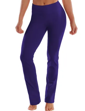 29" 31" 33" 35" Straight Leg Leggings darkpurple