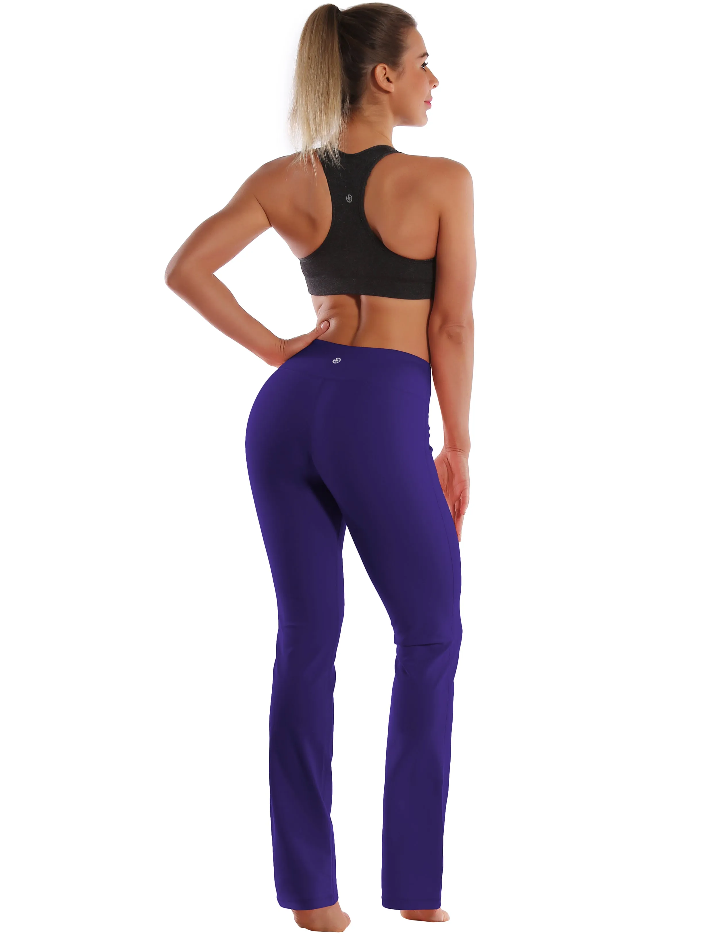 29" 31" 33" 35" Straight Leg Leggings darkpurple