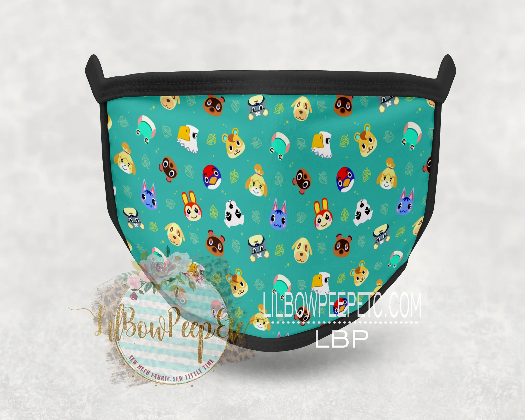 Animal Crossing Face Printed Mask