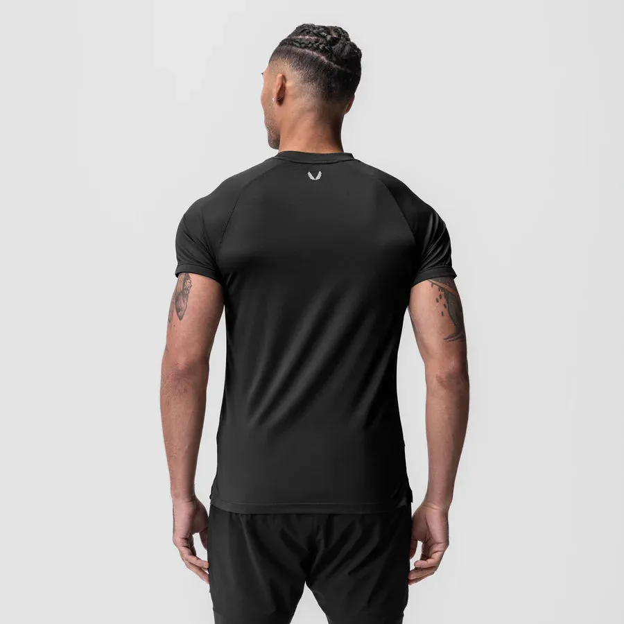 ASRV AeroSilver® Fitted Tee - Black "OTWR"