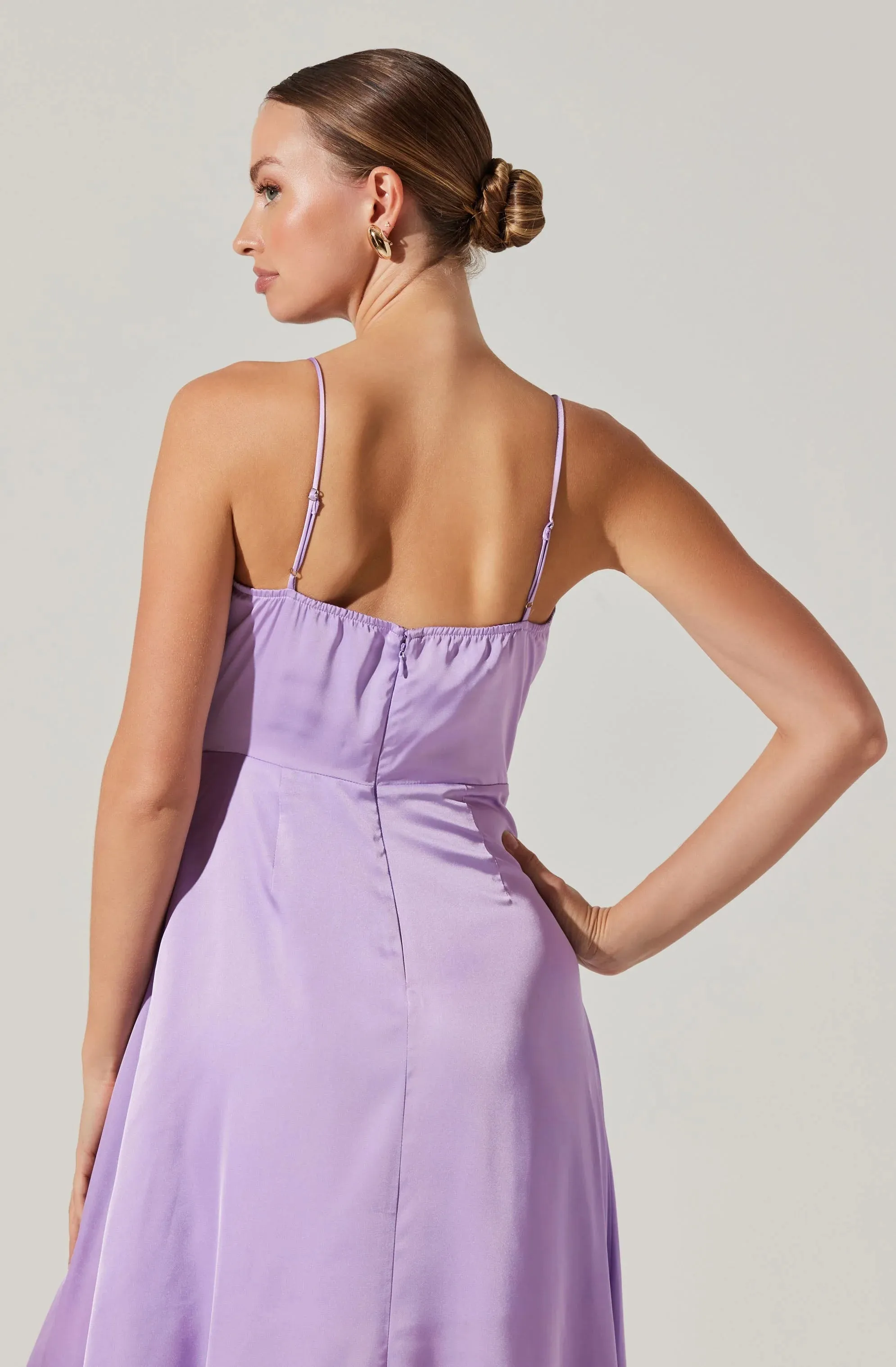 ASTR The Label ‘Bustier Satin Dress’