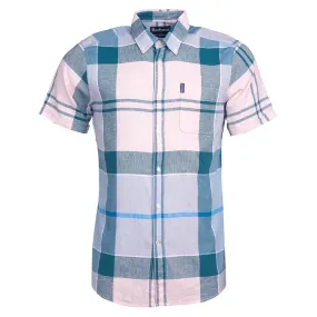 BARBOUR Douglas Short Sleeved Shirt Pink