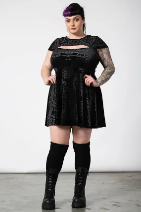 Blasphemia Keyhole Skater Dress [PLUS]