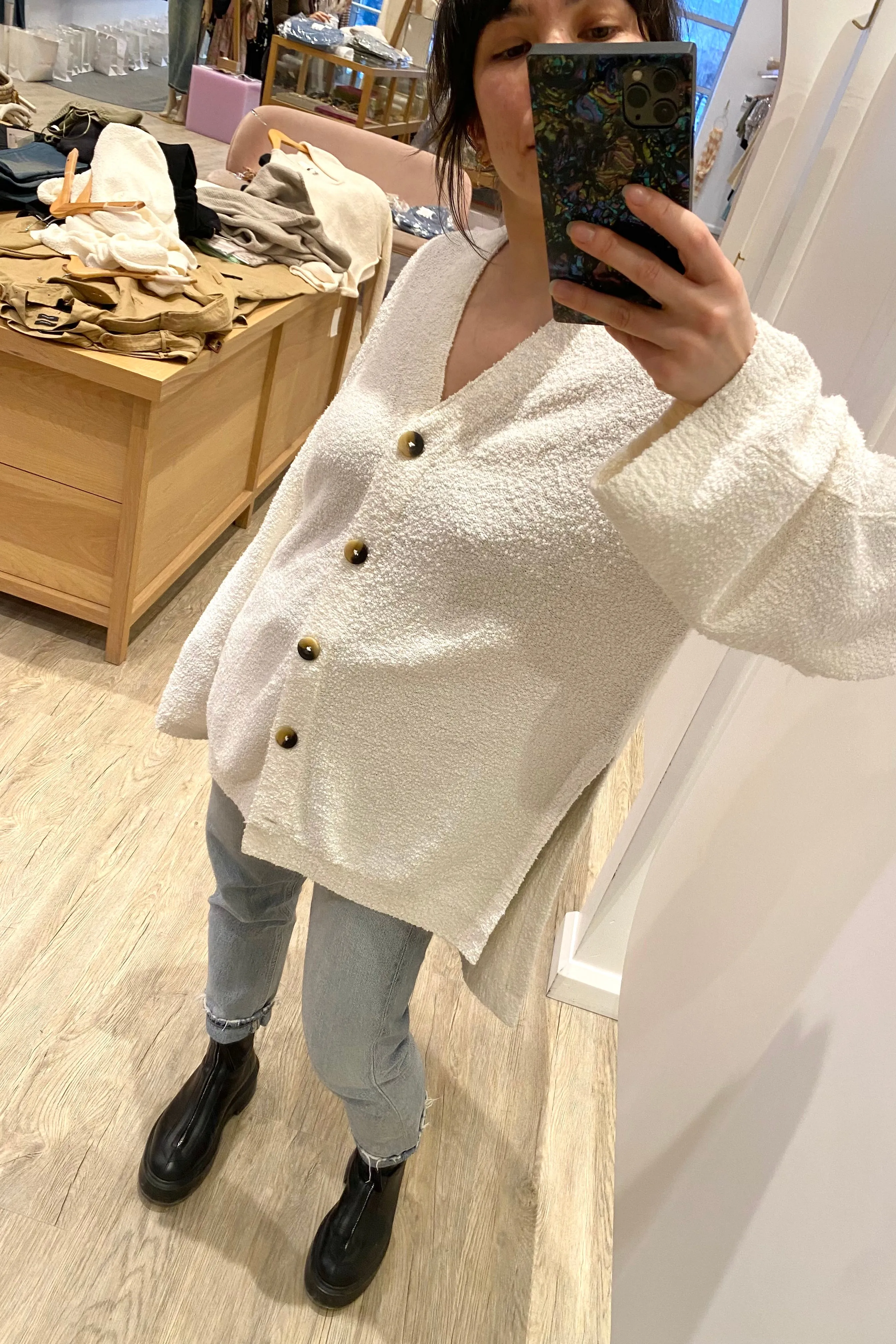 BOUCLE CARDIGAN