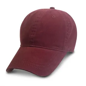 Burgundy Washed - Unstructured Baseball Cap