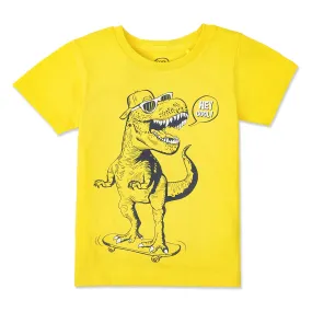 C1526 CCL Hey Cool Dino Yellow T-Shirts