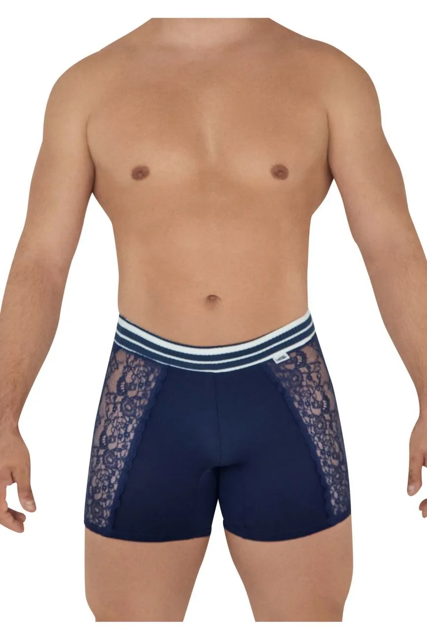 CandyMan 99609 Lounge Pajama Shorts Color Navy