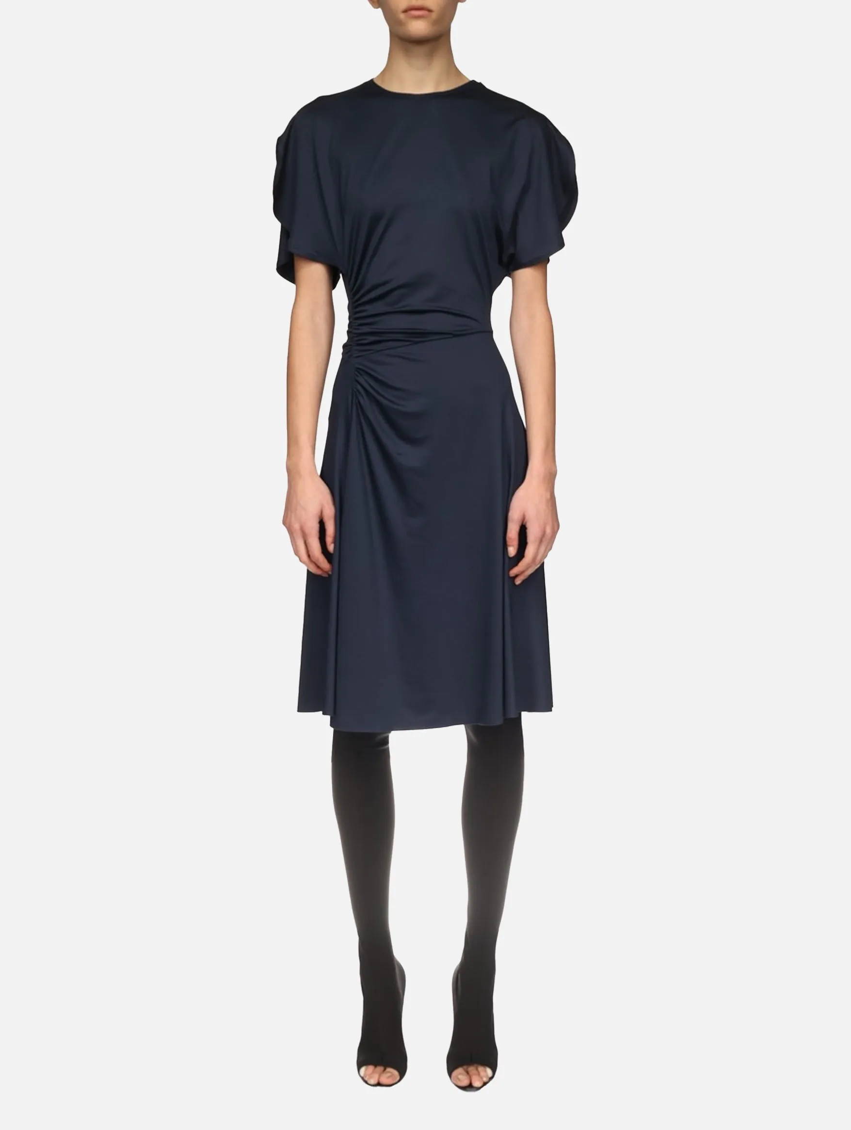 Crew Neck Dress in Midnight