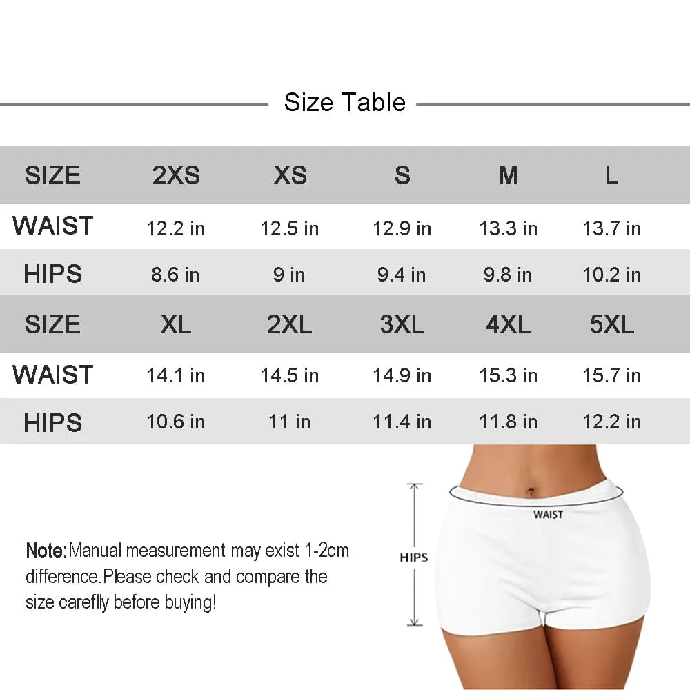 Custom Face Lips Women Sexy Short Pants Comfortable Fashion Gym Sport Daily Shorts Bottom