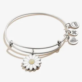 Daisy Charm Bangle Bracelet