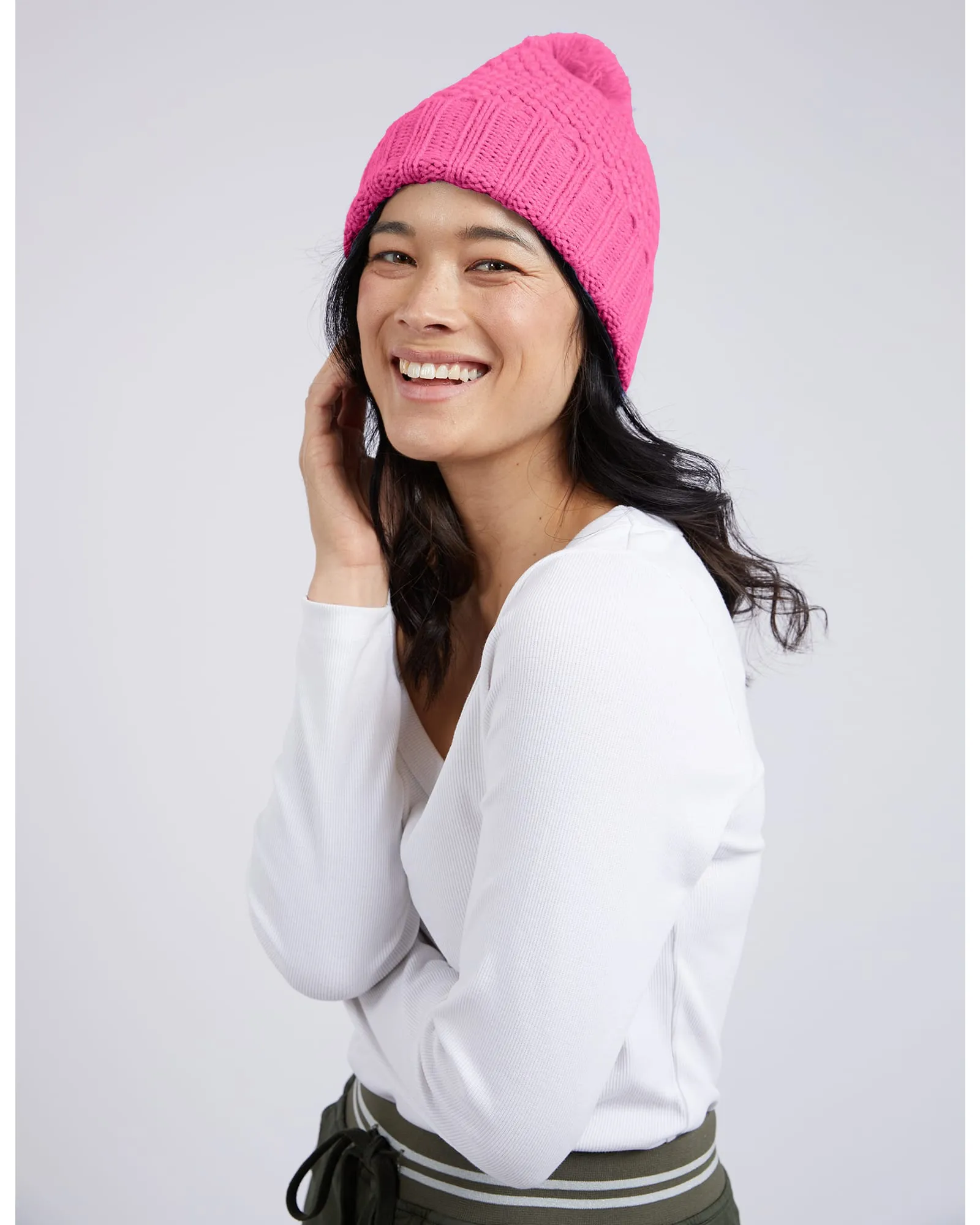 Elm - Berry Beanie - Pink