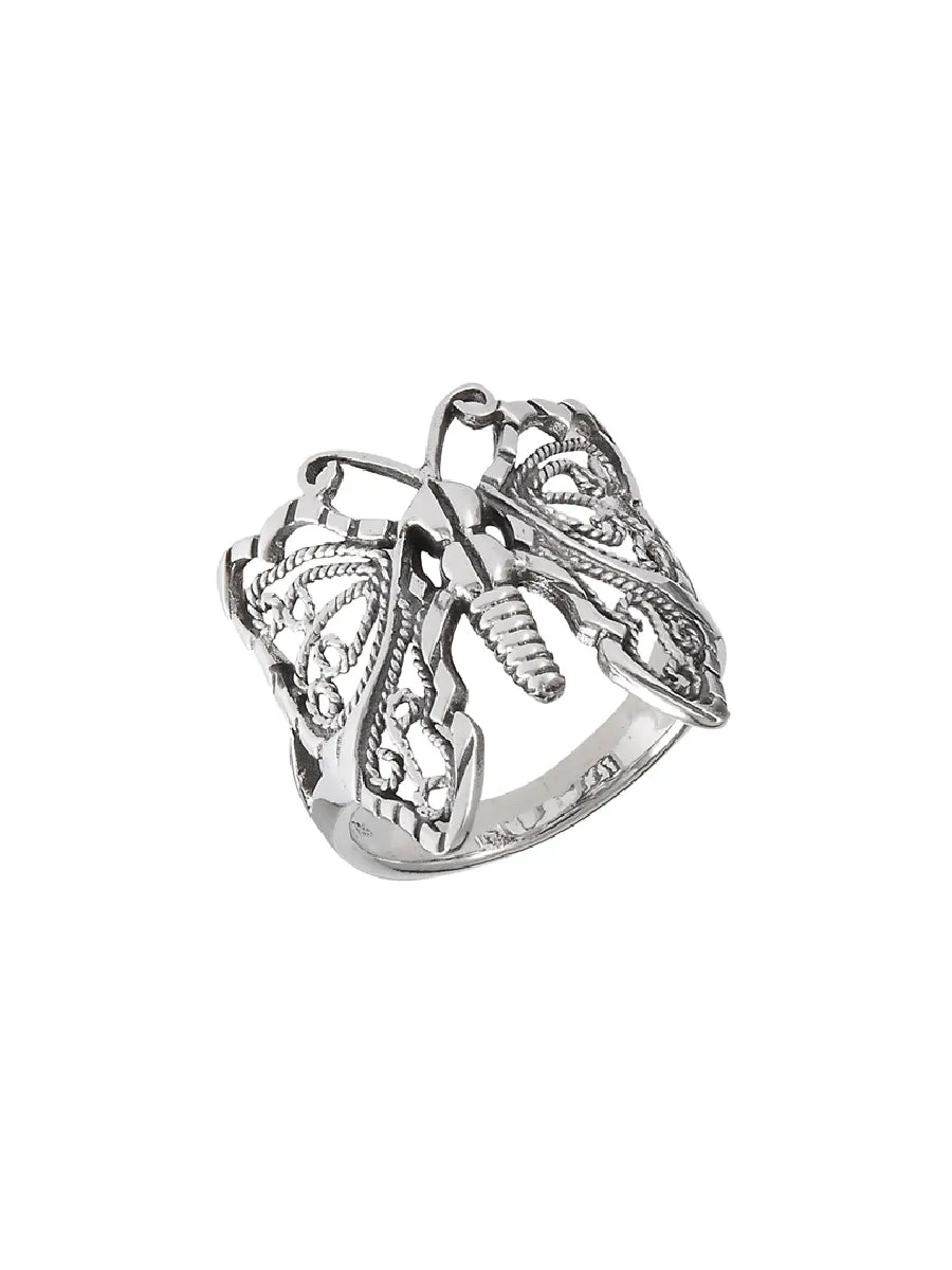 Filigree Butterfly Ring