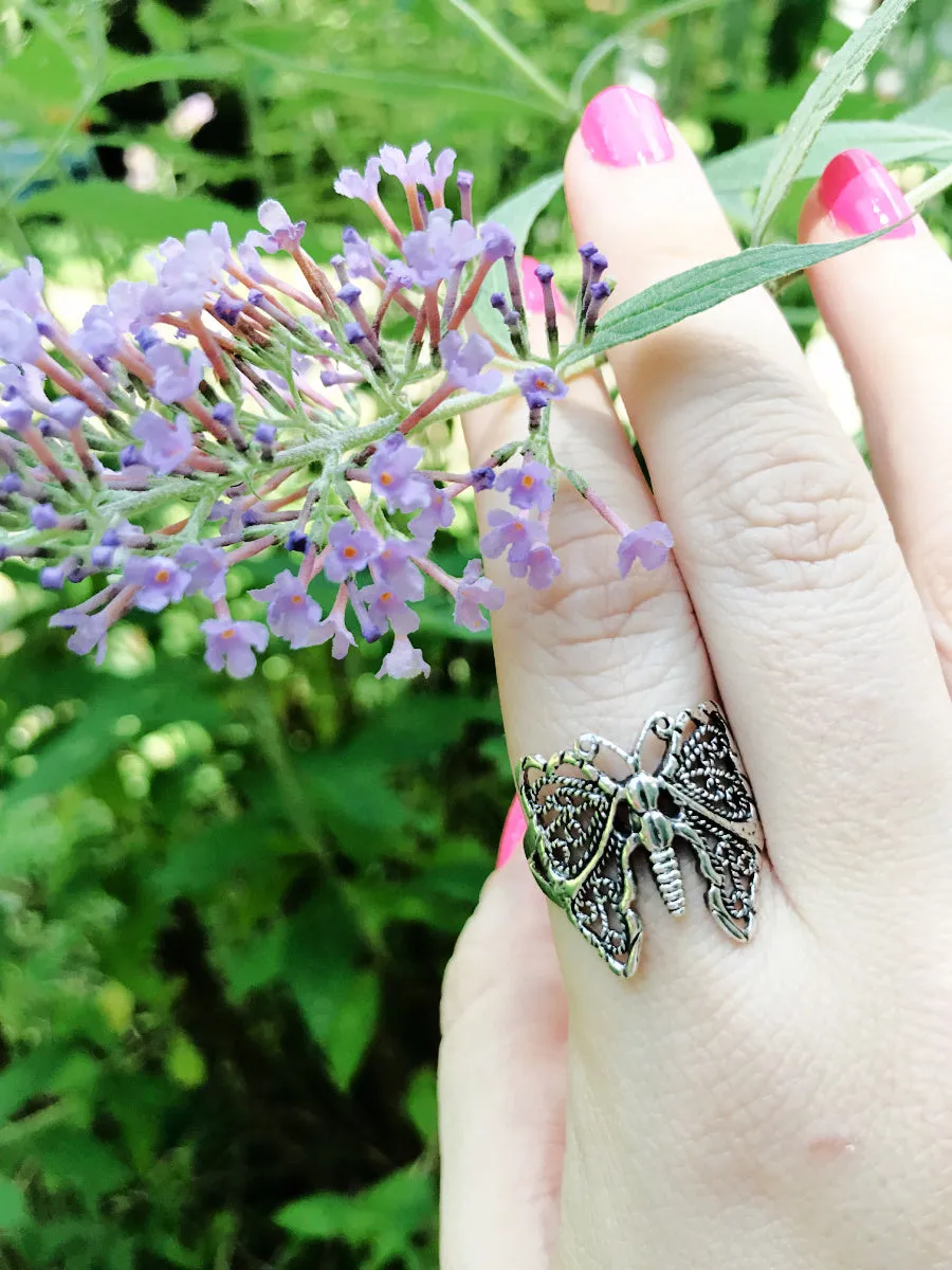 Filigree Butterfly Ring