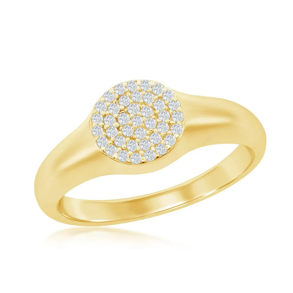 Full Moon Ring - Gold Plated