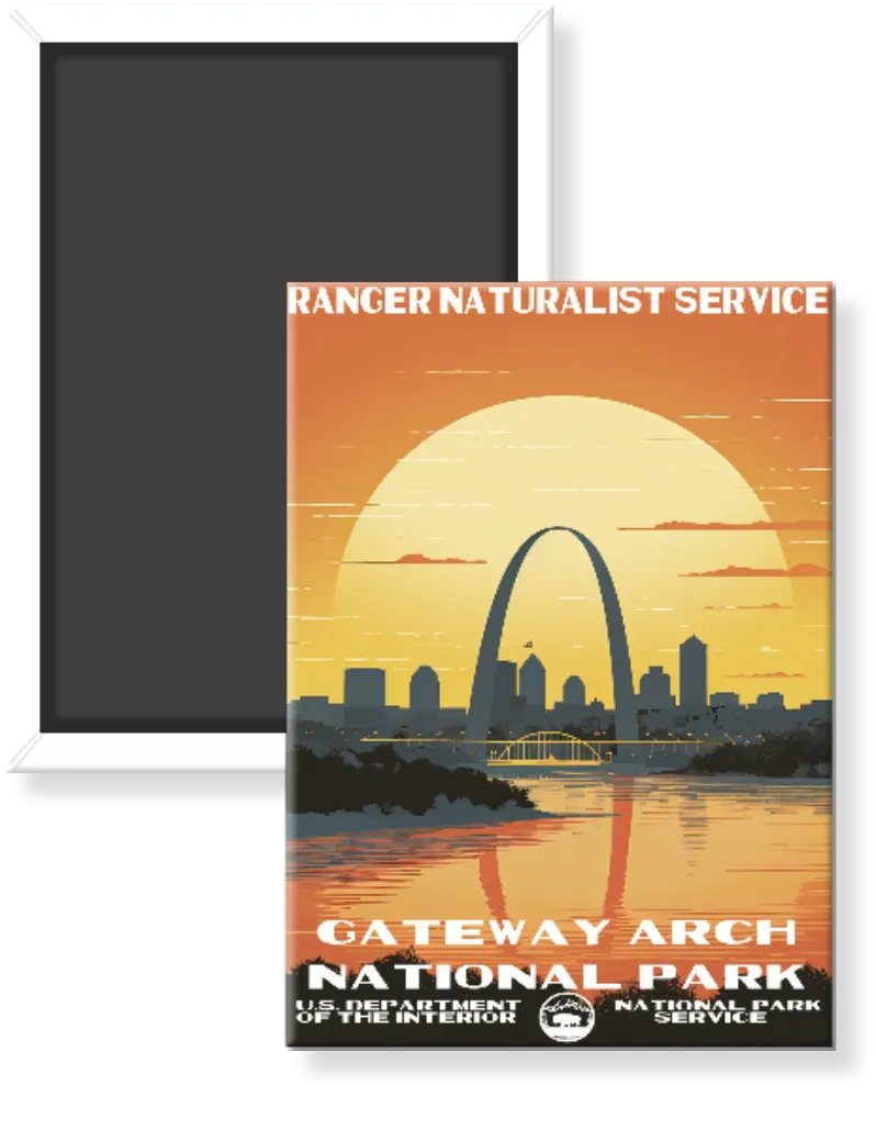 Gateway Arch National Park WPA Magnet