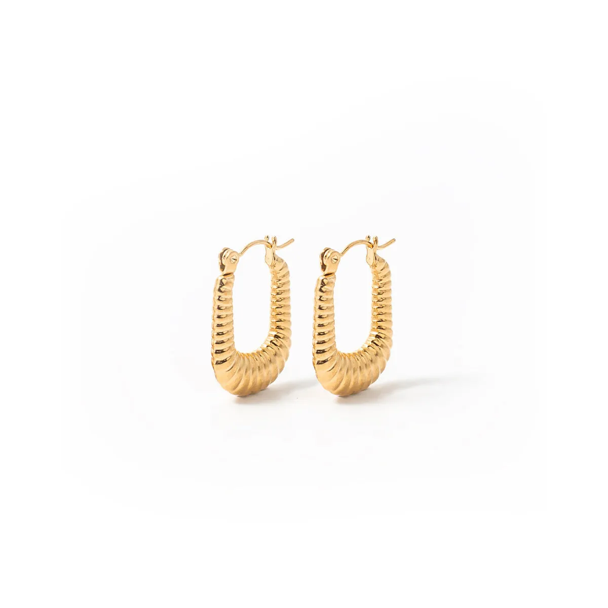 Gold Estelle Hoops