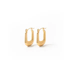 Gold Estelle Hoops