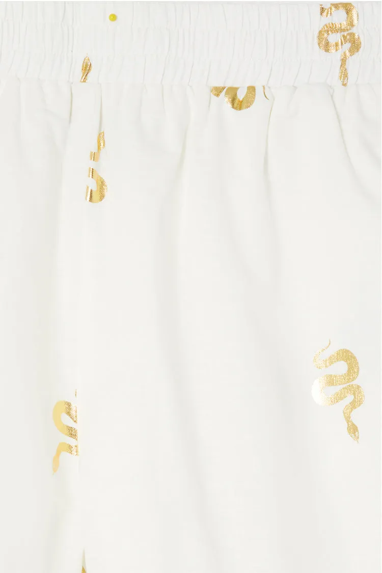 Gold Snake Elissa Shorts