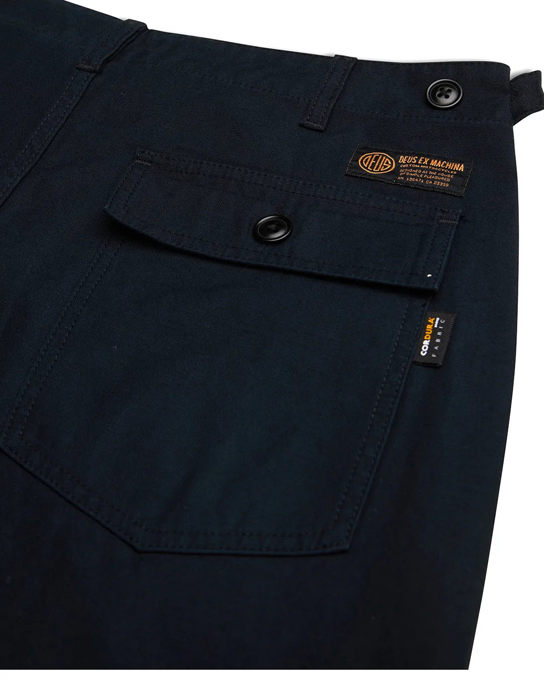 HARRIS CORDURA FATIGUE SHORT - BLACK