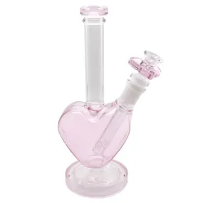 Heart Shaped Bong Pink