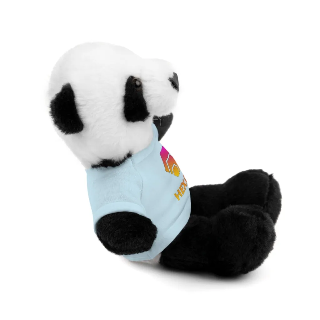 HEX Stuffed Animals - Panda, Lion, Bear, Bunny, Jaguar, and Sheep.