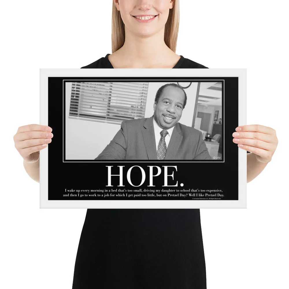 Hope Motivational Framed Poster