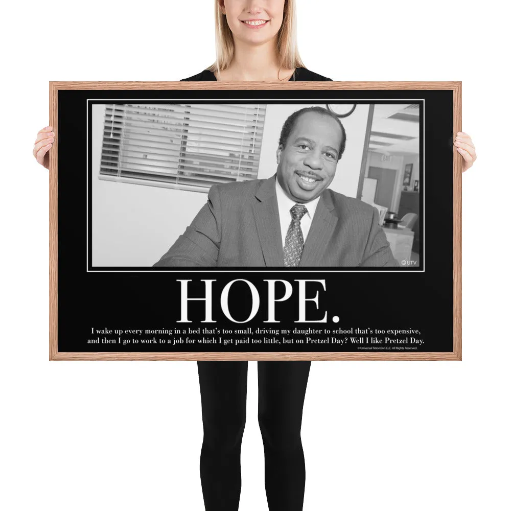 Hope Motivational Framed Poster