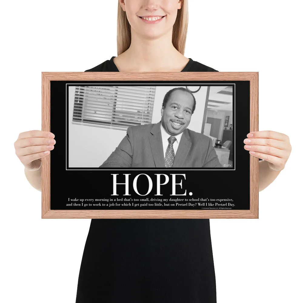 Hope Motivational Framed Poster