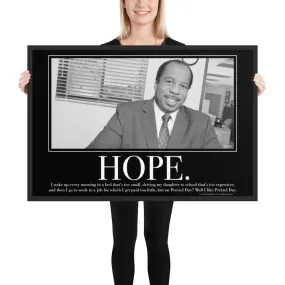 Hope Motivational Framed Poster