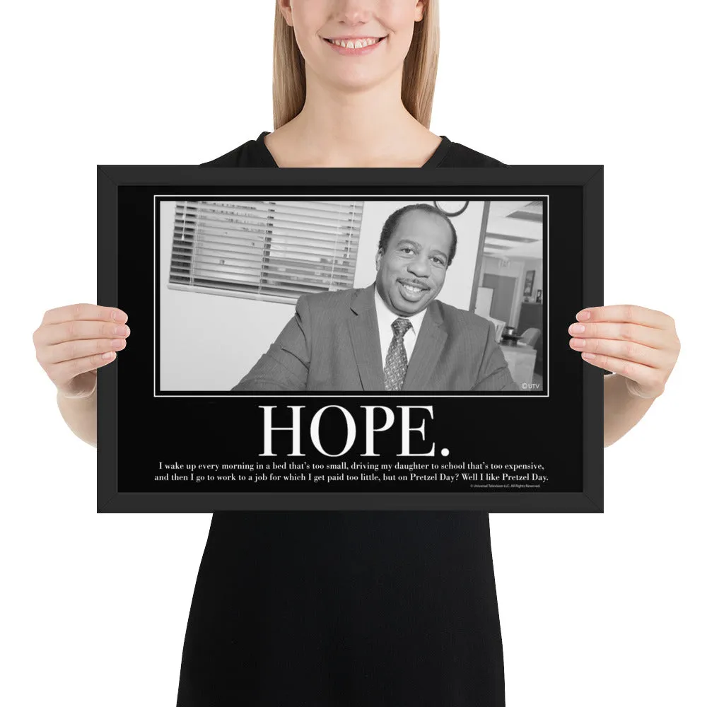 Hope Motivational Framed Poster