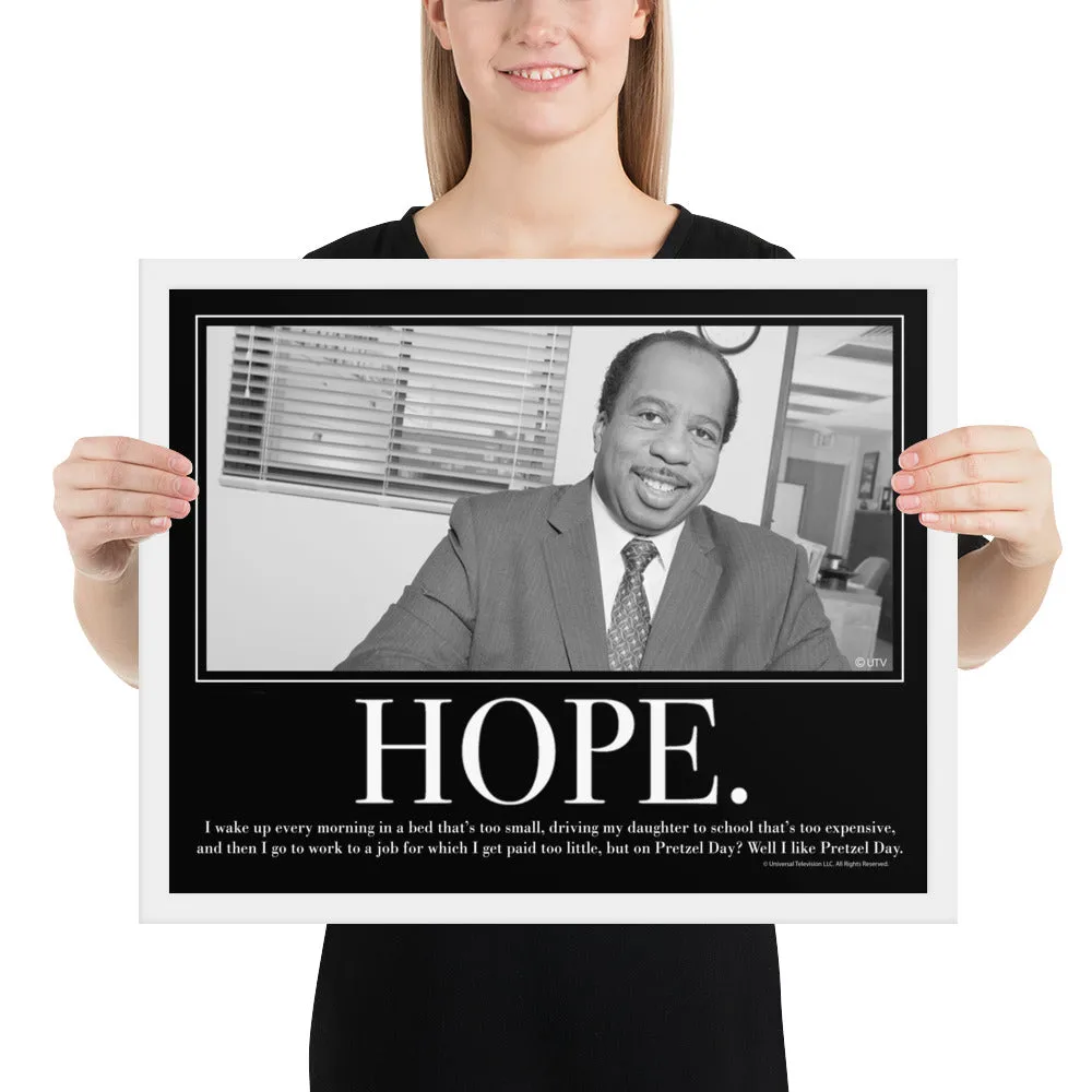 Hope Motivational Framed Poster