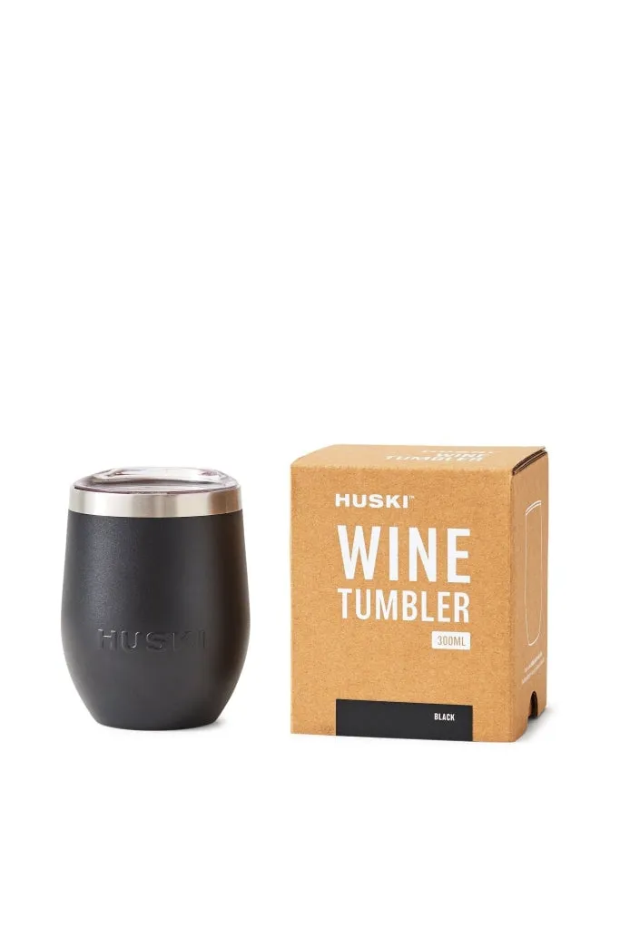 Huski - Wine Tumbler - Black