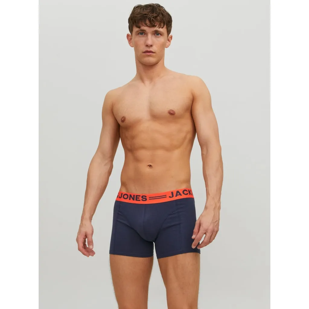 Jack & Jones Mens Boxer Shorts/ Trunks  'JACWAISTBAND' (3-Pack)