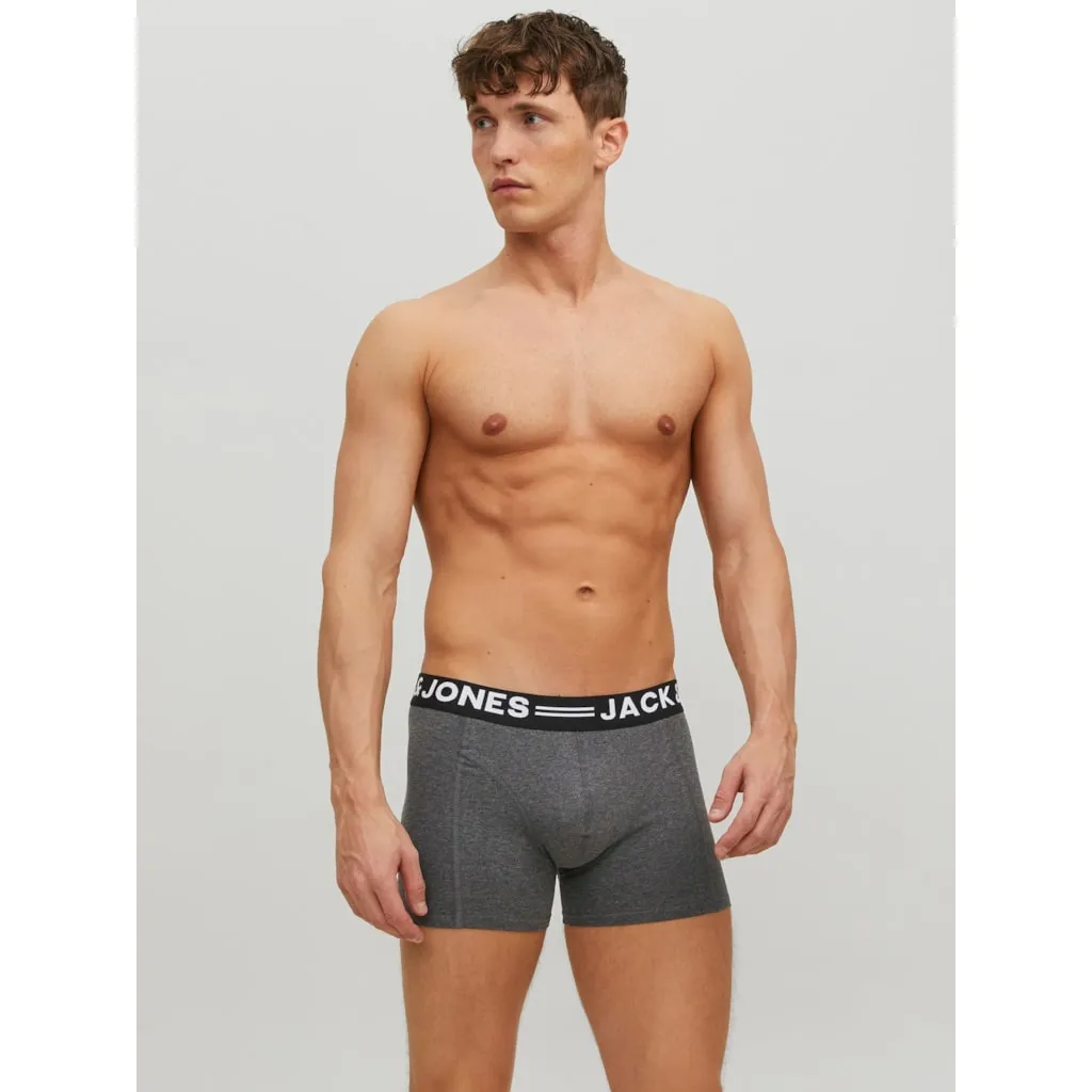 Jack & Jones Mens Boxer Shorts/ Trunks  'JACWAISTBAND' (3-Pack)