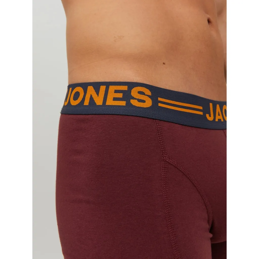 Jack & Jones Mens Boxer Shorts/ Trunks  'JACWAISTBAND' (3-Pack)