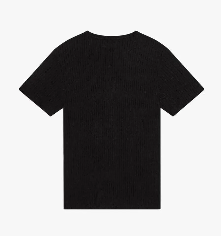 Knickerbocker - Ladder Rib Tee Black