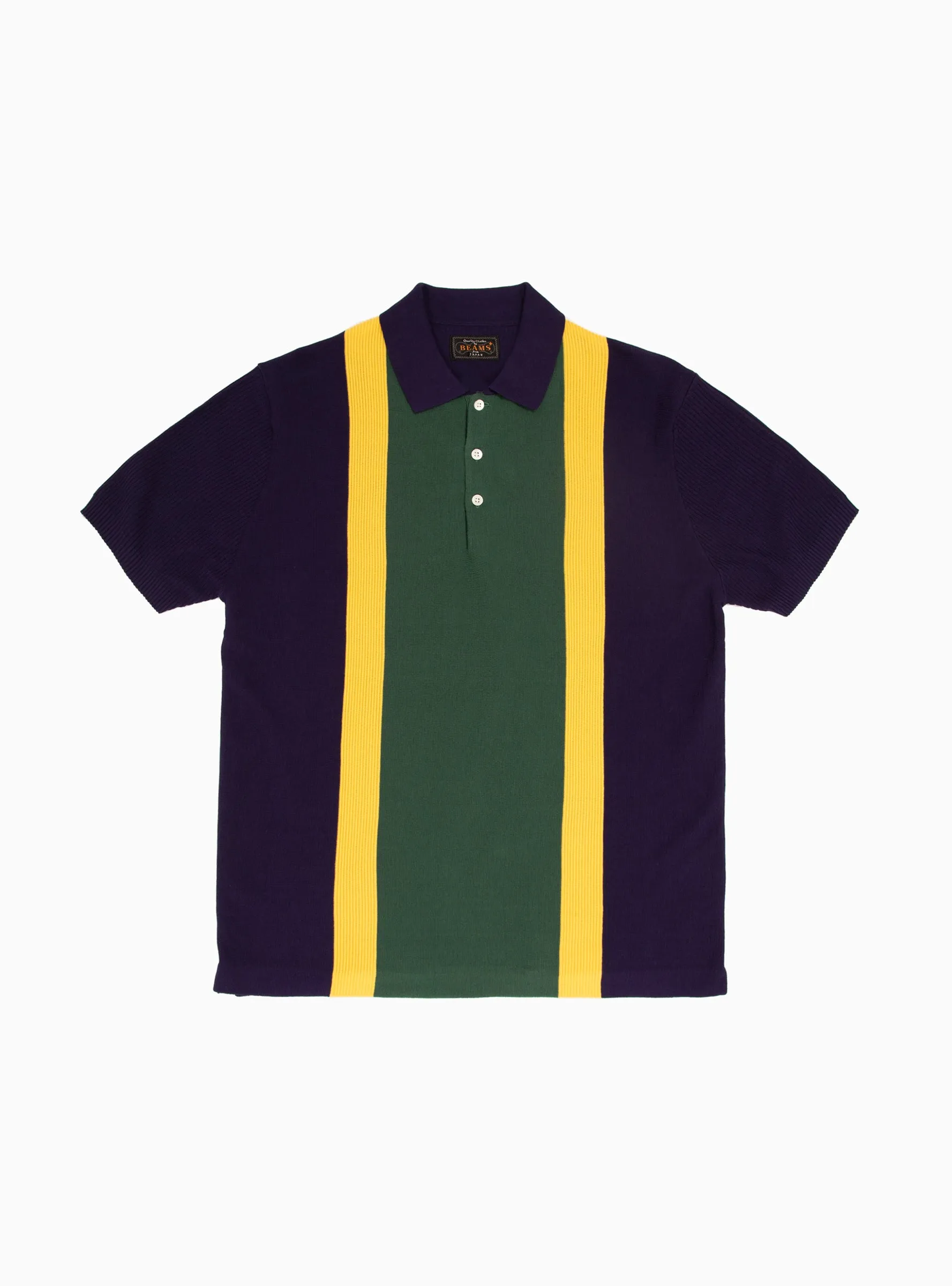 Knit Polo Shirt Navy