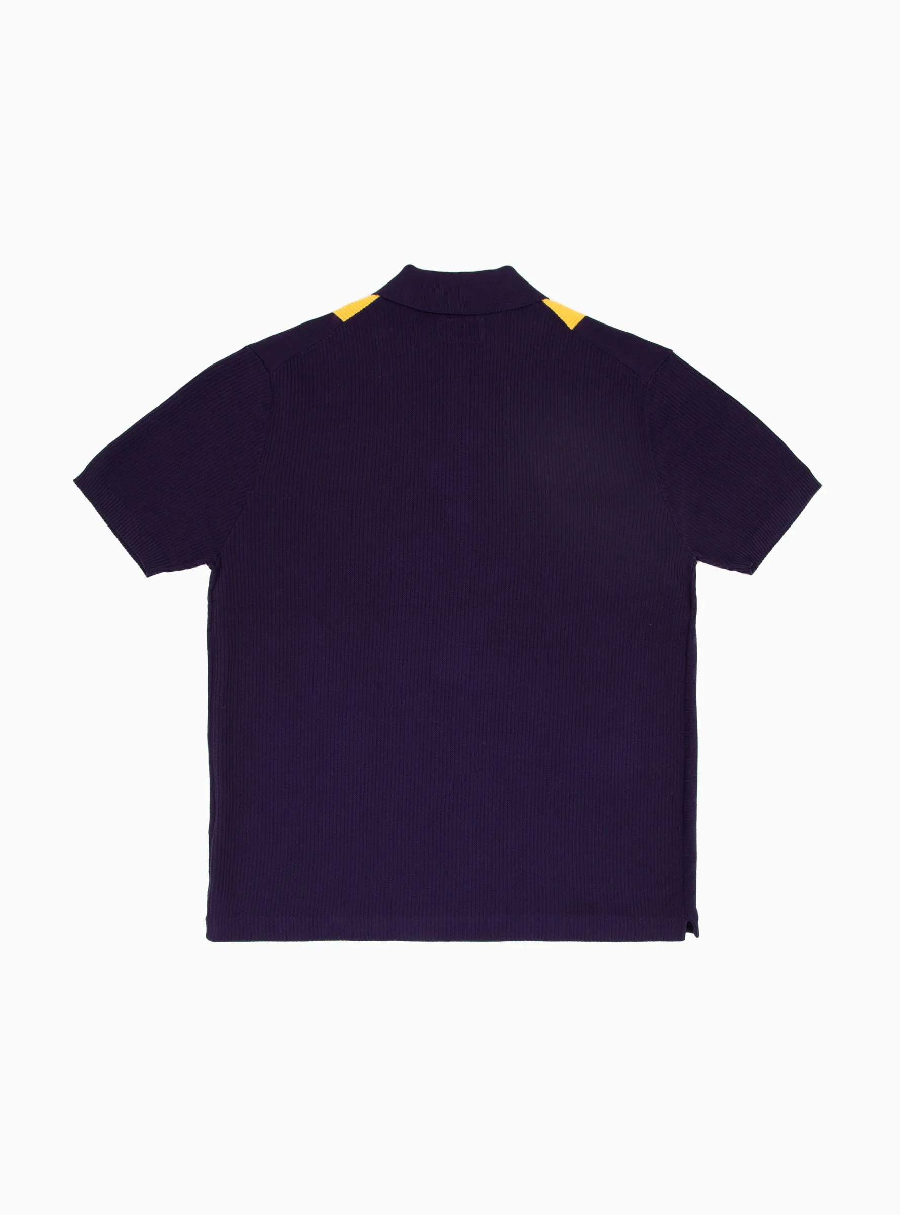 Knit Polo Shirt Navy