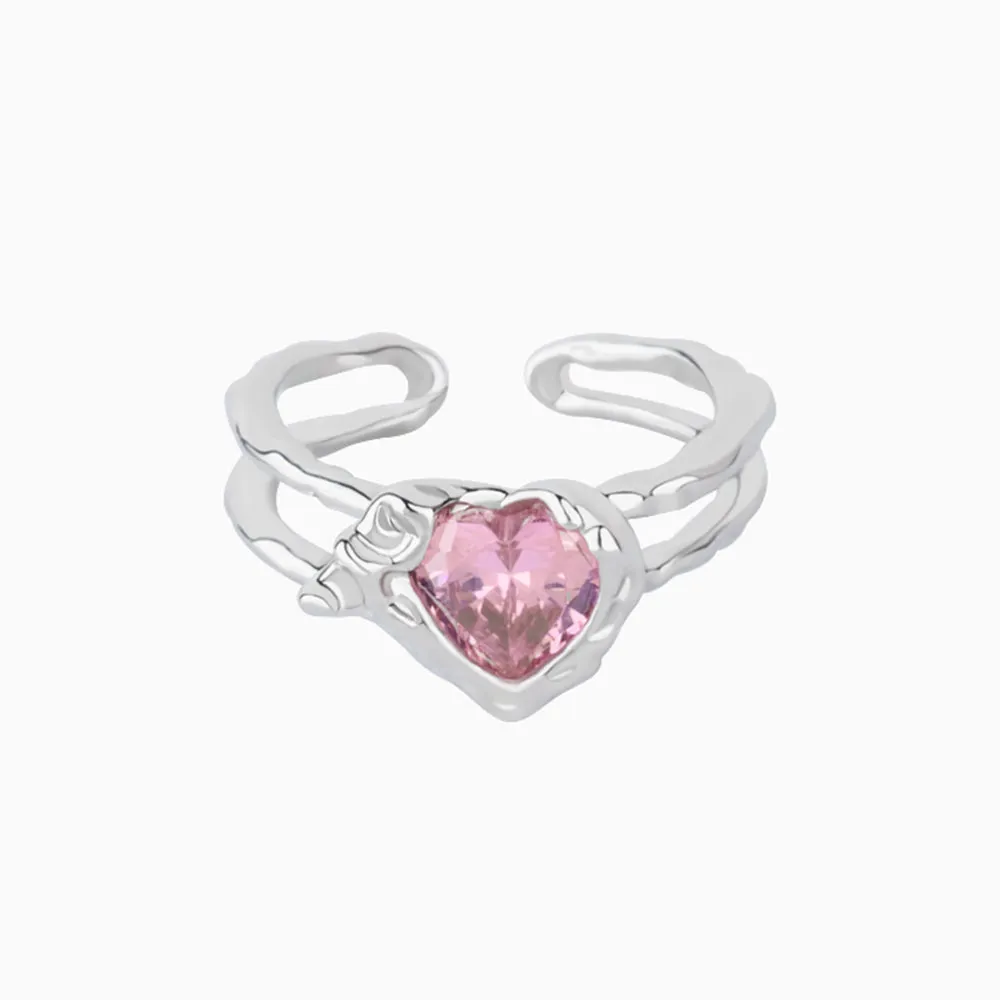 Lava Heart Ring