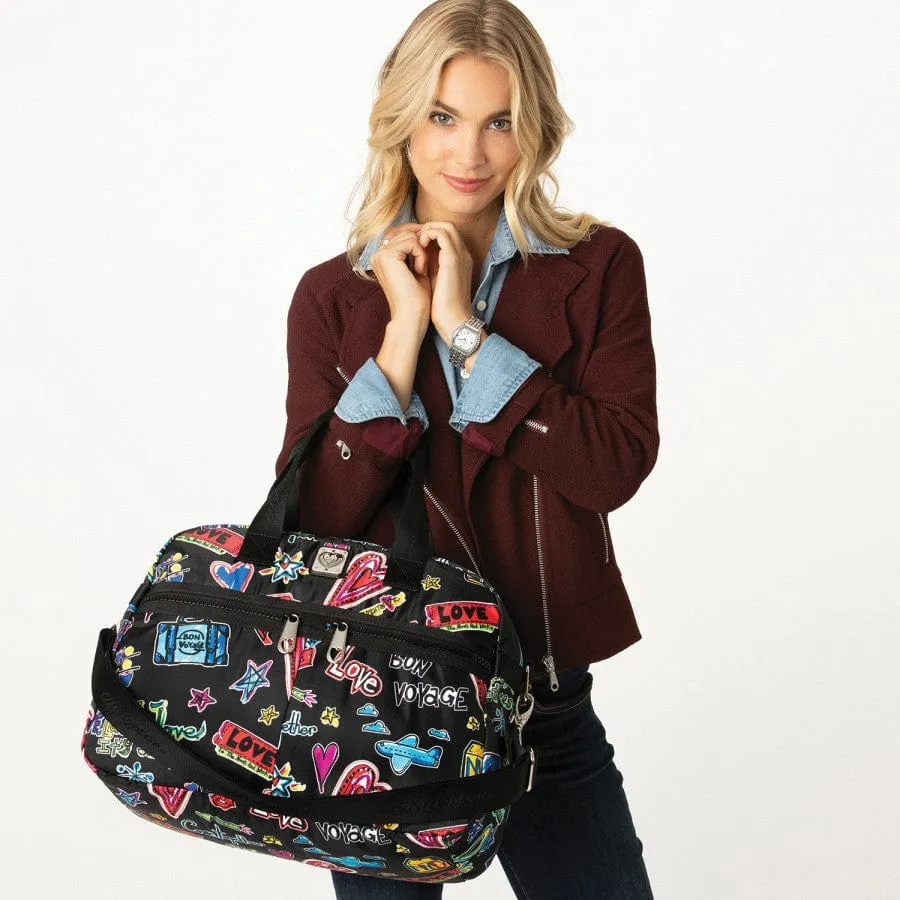 Love Scribble Jetsetter Duffel