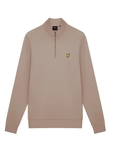 Lyle & Scott 1/4 Sweat Shirt/Cobblestone - New W23