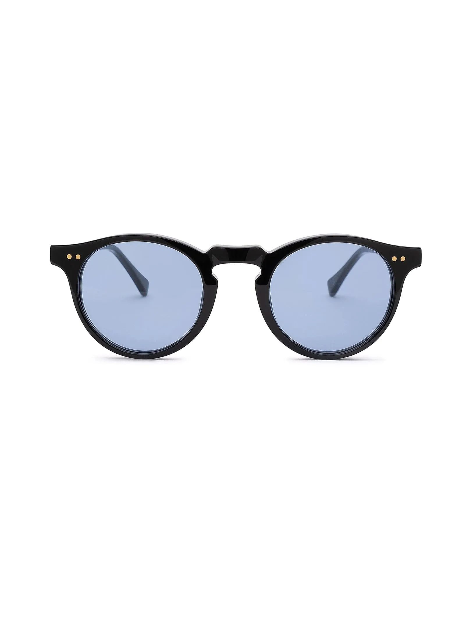 Malibu Sunglasses - Light Blue on Black