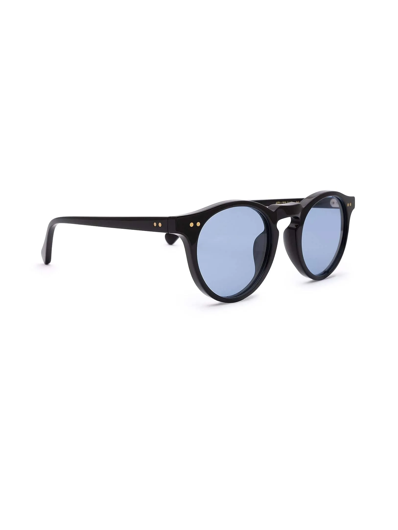 Malibu Sunglasses - Light Blue on Black