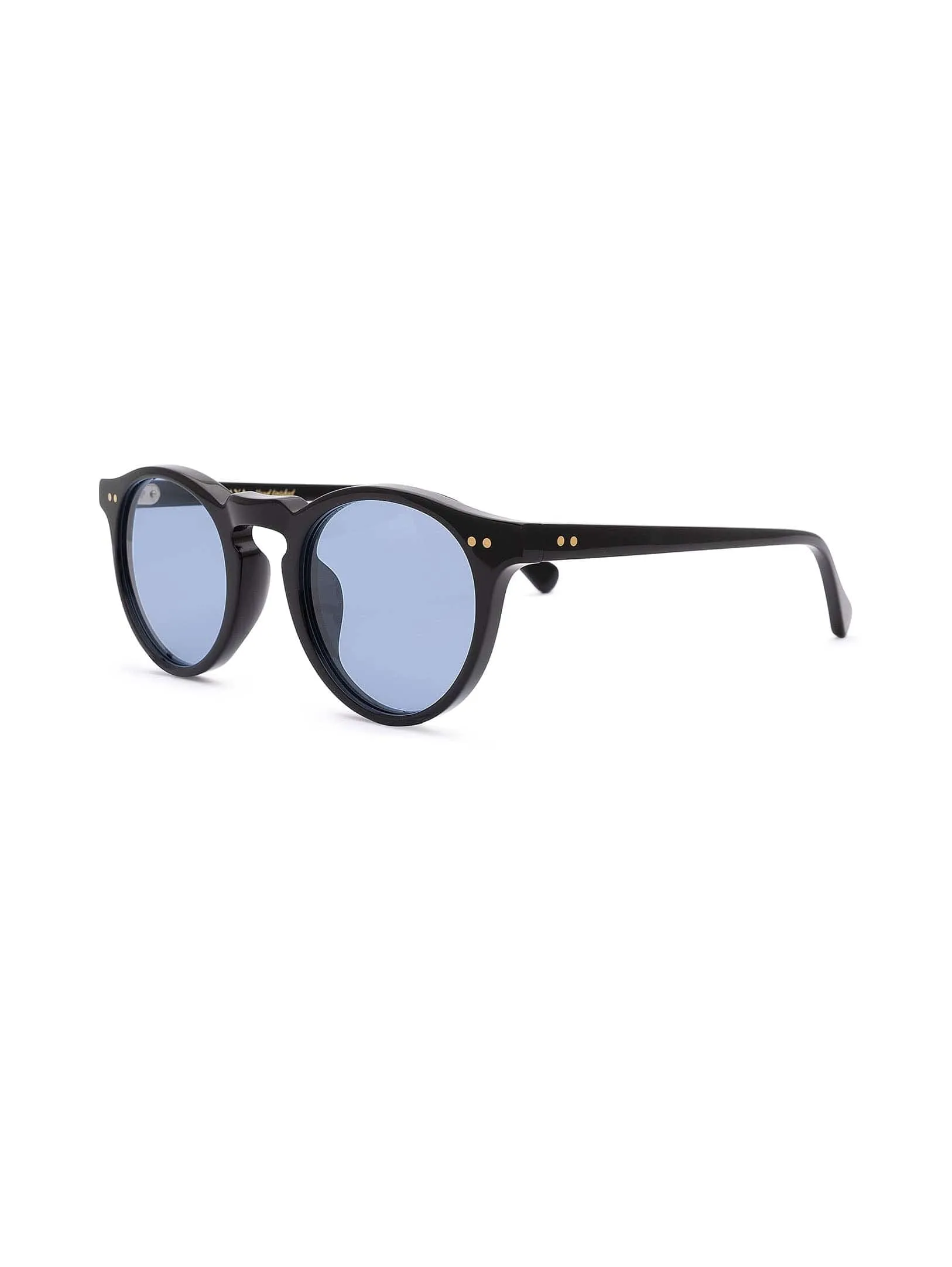 Malibu Sunglasses - Light Blue on Black