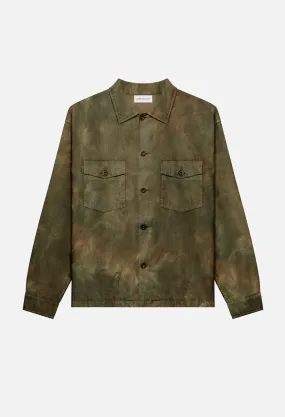 Military Workshirt / Camo Tie Dye