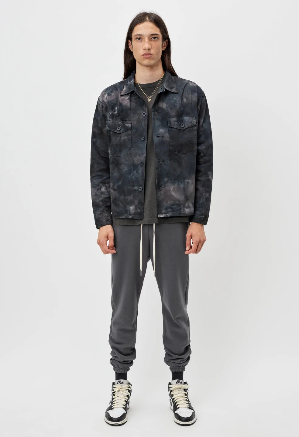 Military Workshirt / Midnight Tie Dye