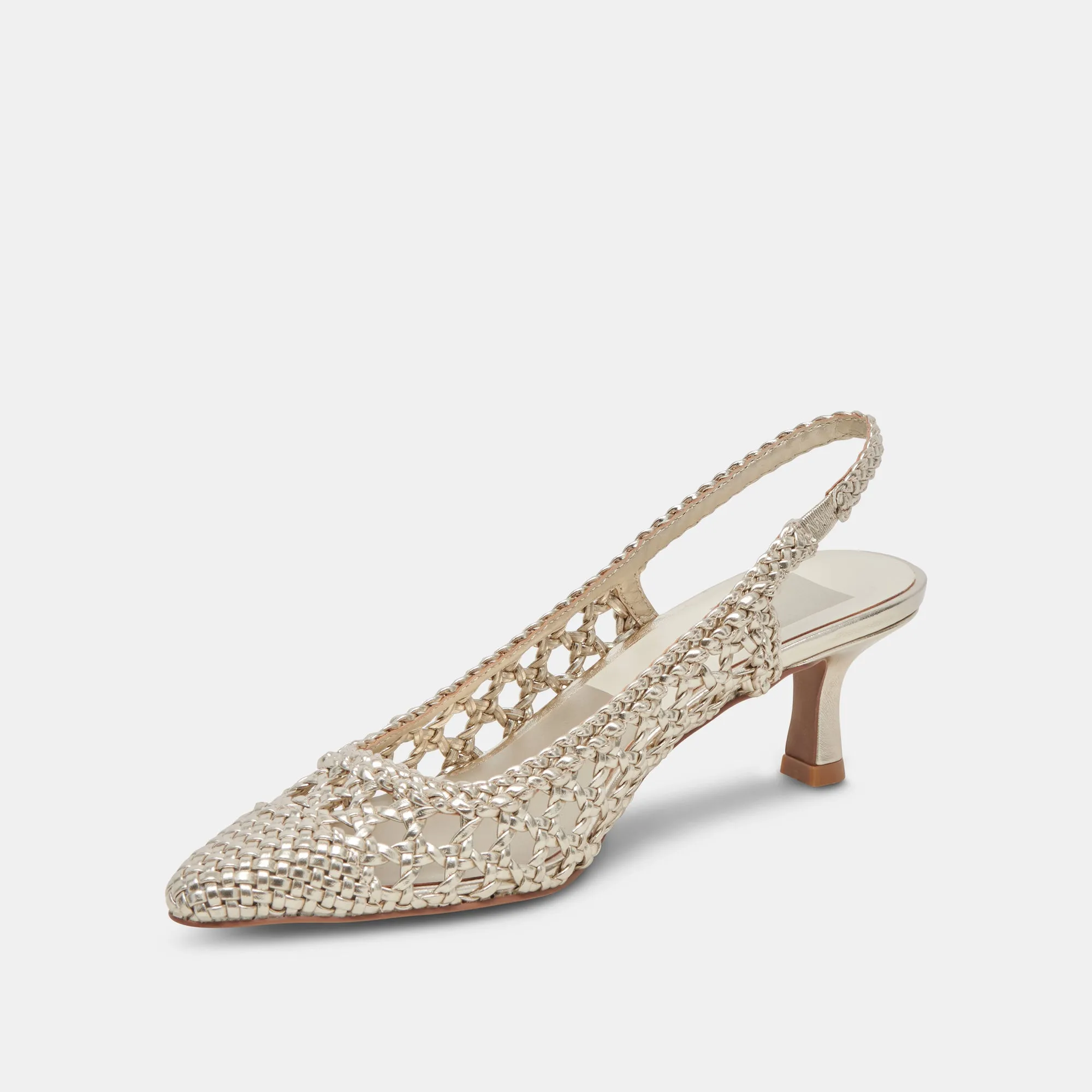 OLYMPA HEELS LIGHT GOLD METALLIC STELLA