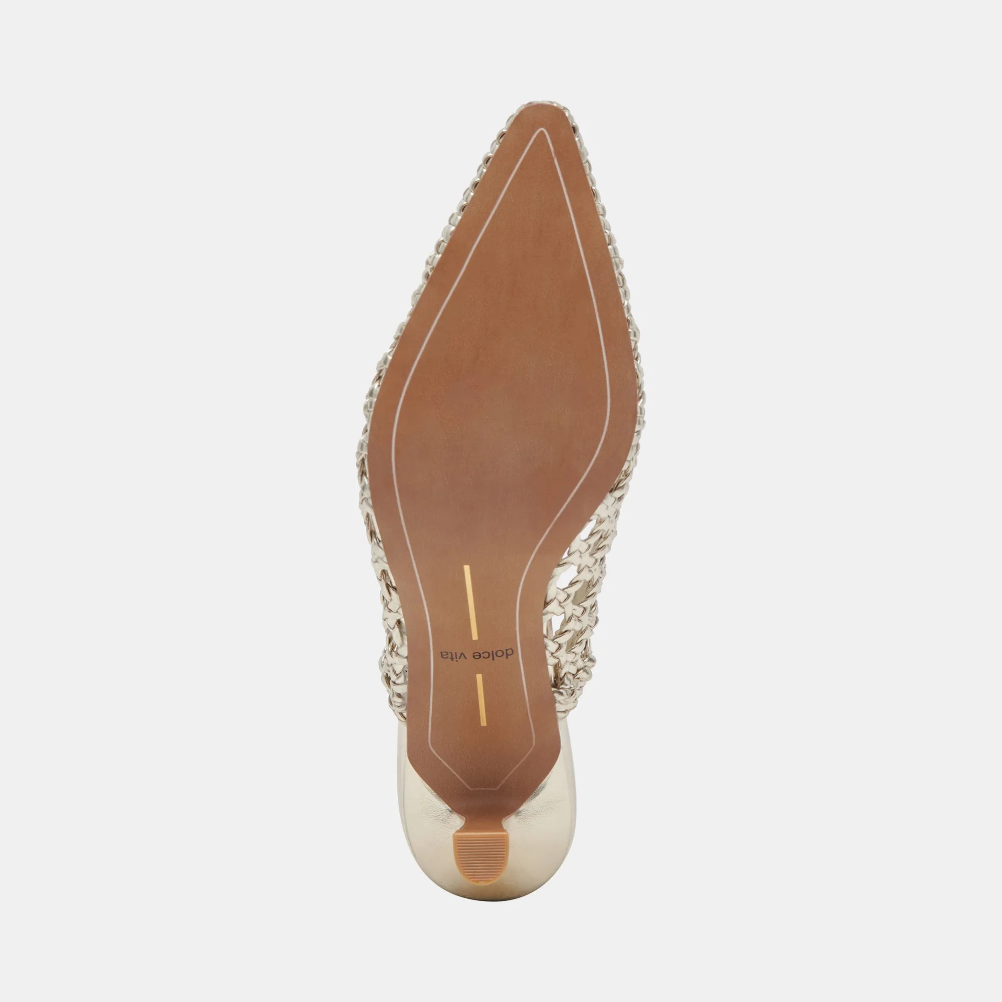 OLYMPA HEELS LIGHT GOLD METALLIC STELLA