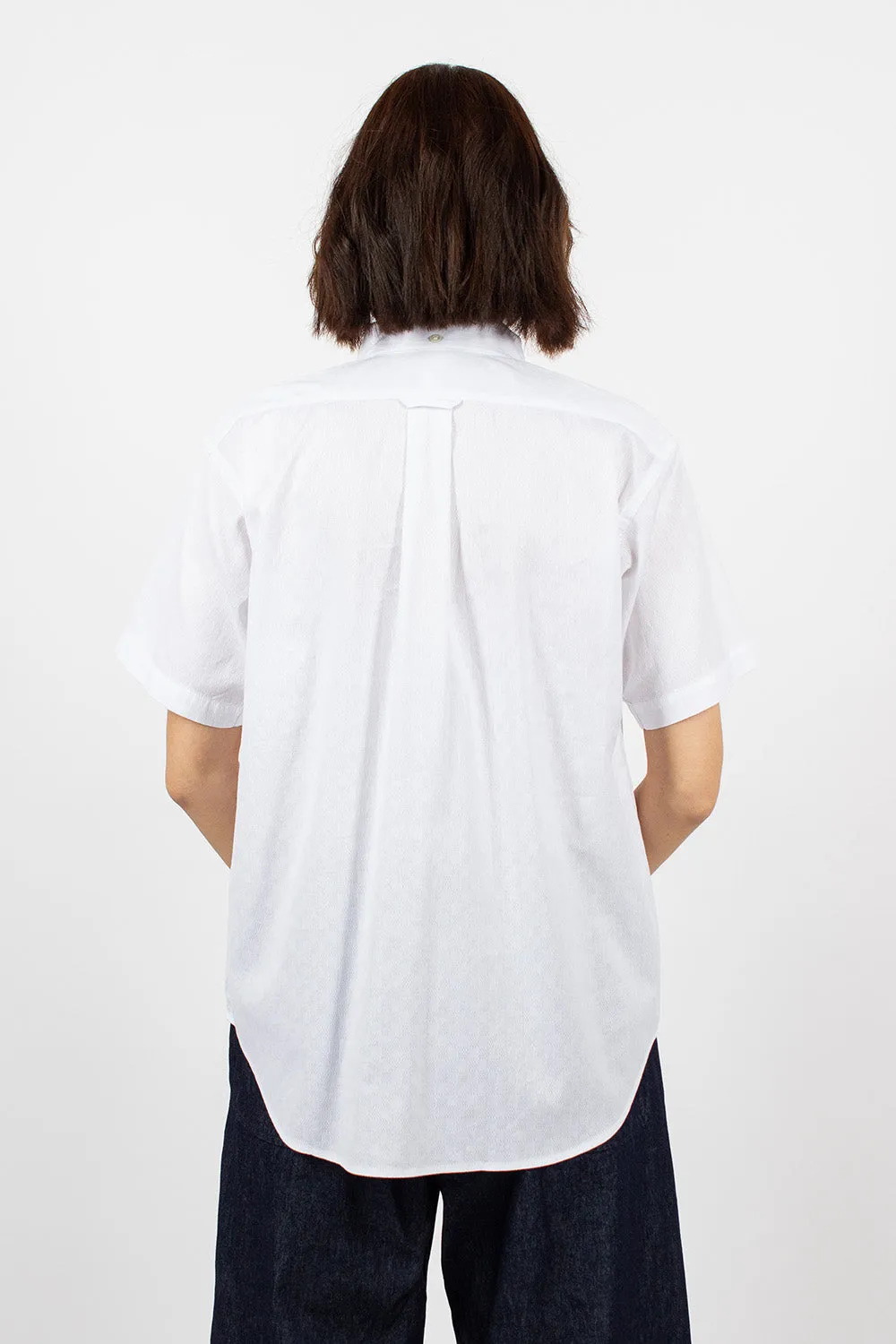 Popover BD Shirt Dobby Check White