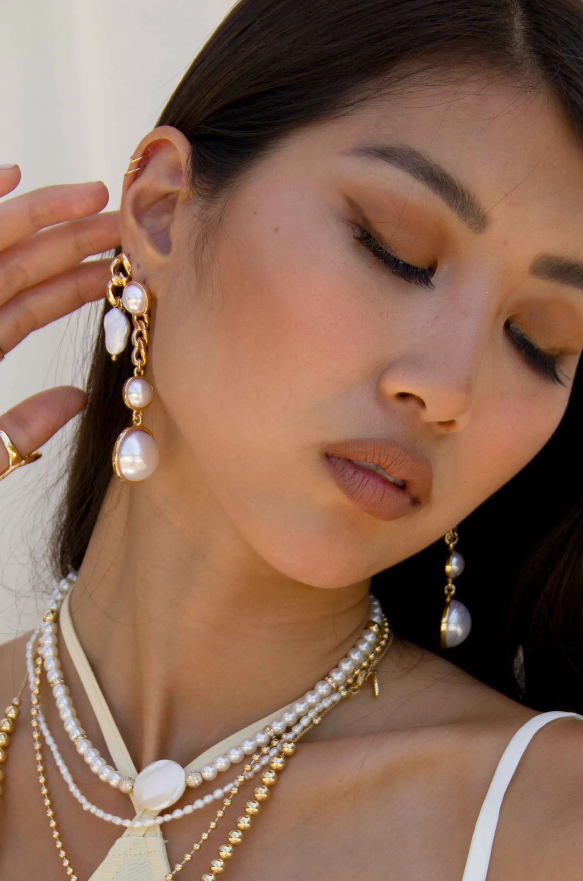 Precious Pearl Drop Earrings